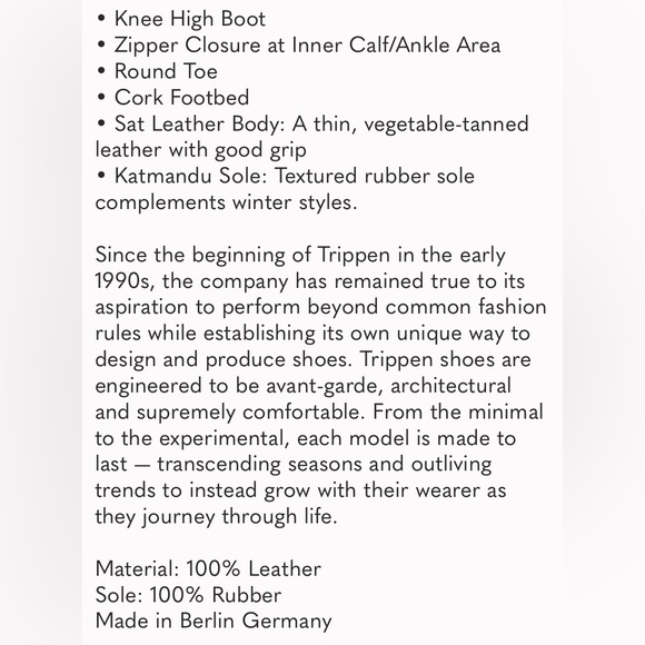 TRIPPEN. Boots. Rugged, Hi Quality Leather from famous German Leather Company ! - Picture 6 of 16